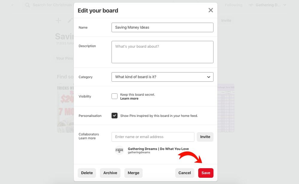 How to set up Pinterest boards when you start a new blog